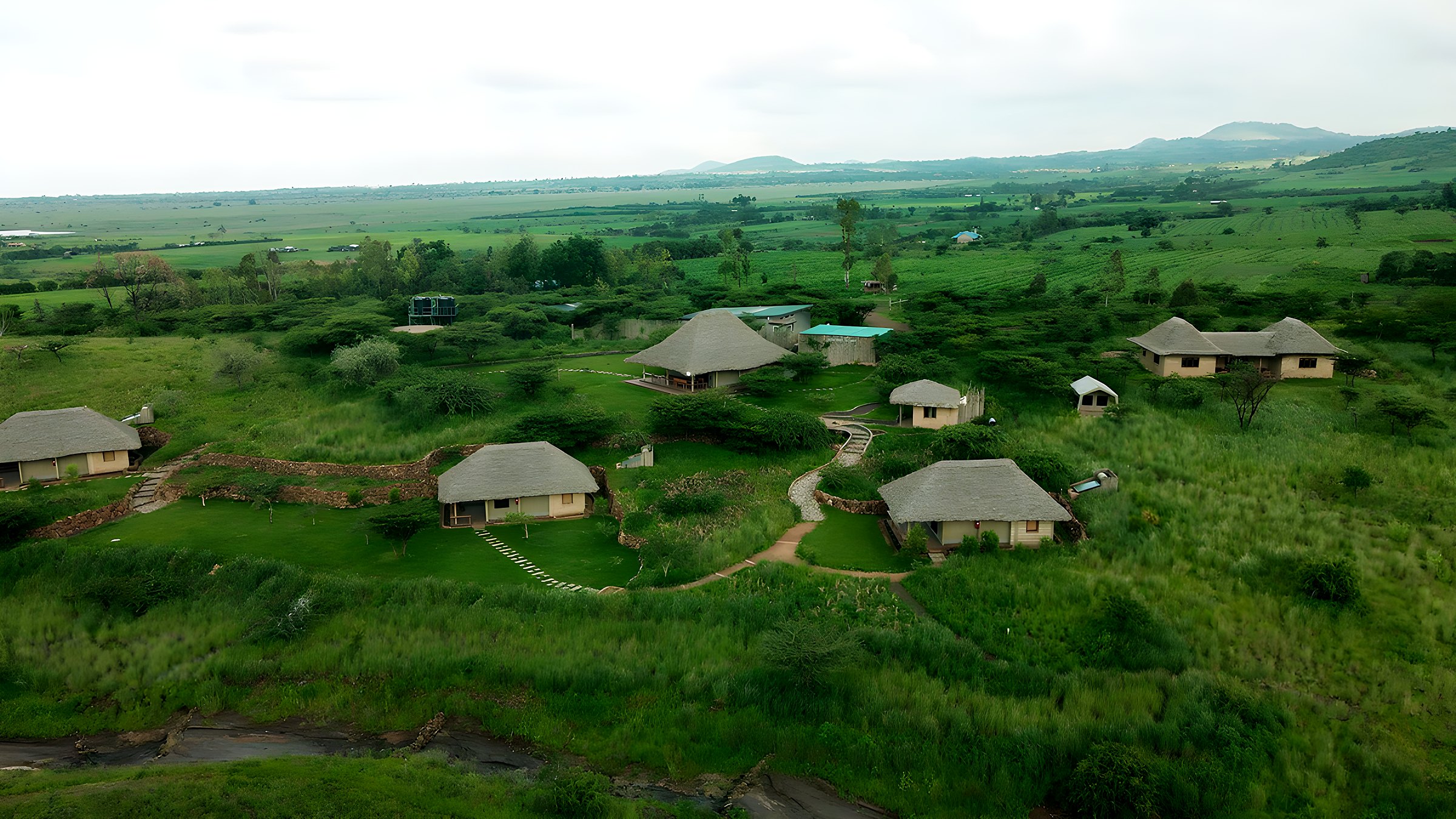 Aerial view of the NATURAL STATE Research Centre